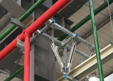 通河该抗震支架的整体式支吊架结构协调性好